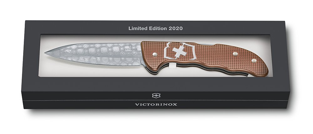 Нож охотника VICTORINOX Hunter Pro Alox Damast LE 2020 130 мм, 1 функция, коричневый_9