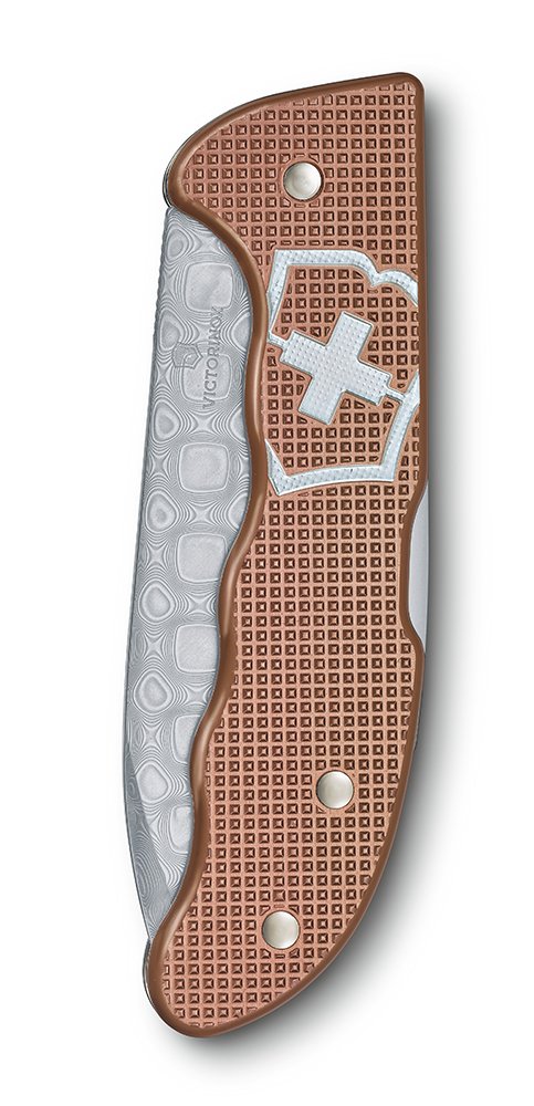 Нож охотника VICTORINOX Hunter Pro Alox Damast LE 2020 130 мм, 1 функция, коричневый_3