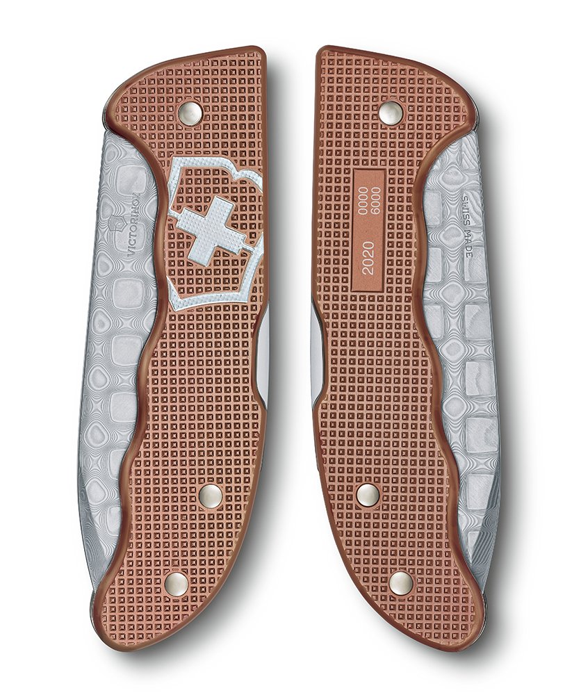 Нож охотника VICTORINOX Hunter Pro Alox Damast LE 2020 130 мм, 1 функция, коричневый_5