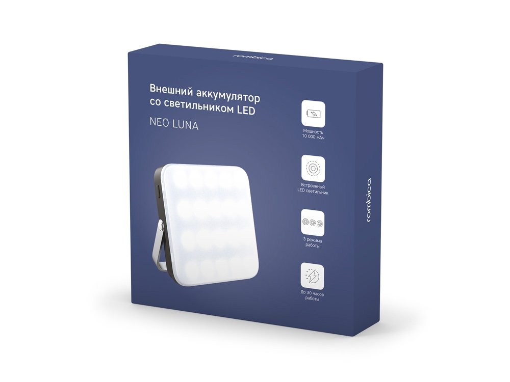 Внешний аккумулятор со светильником LED NEO Luna, 10000 mAh_3