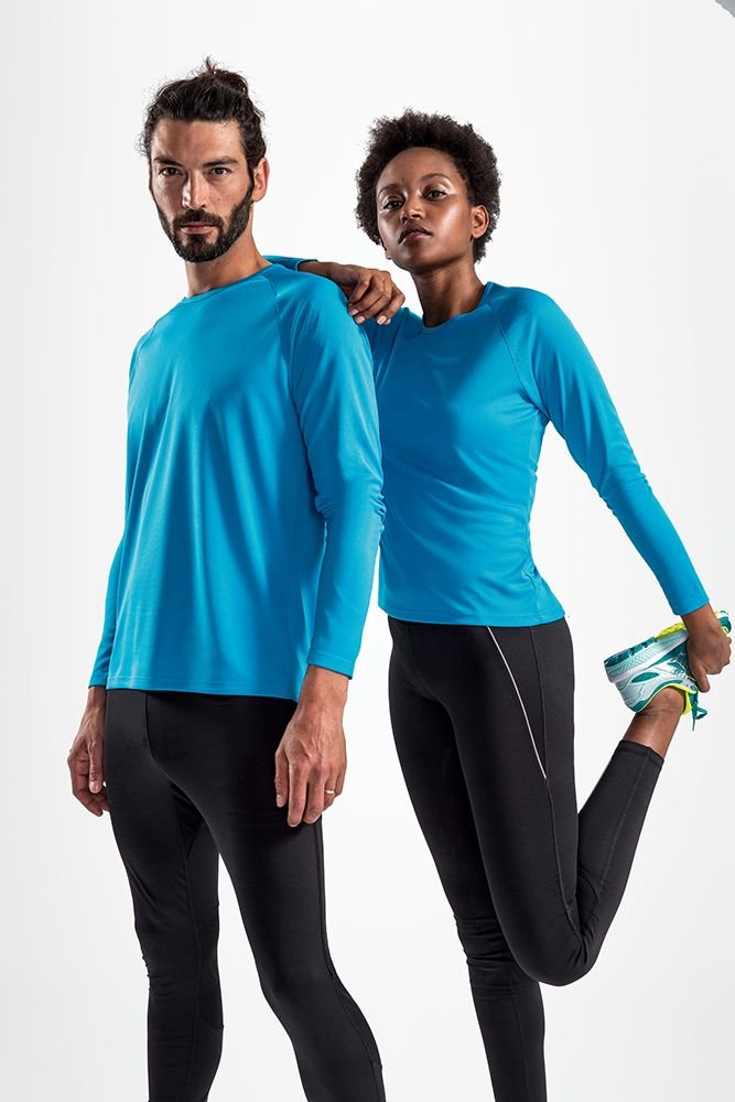 Футболка с длинным рукавом SPORTY LSL WOMEN, желтый неон_4