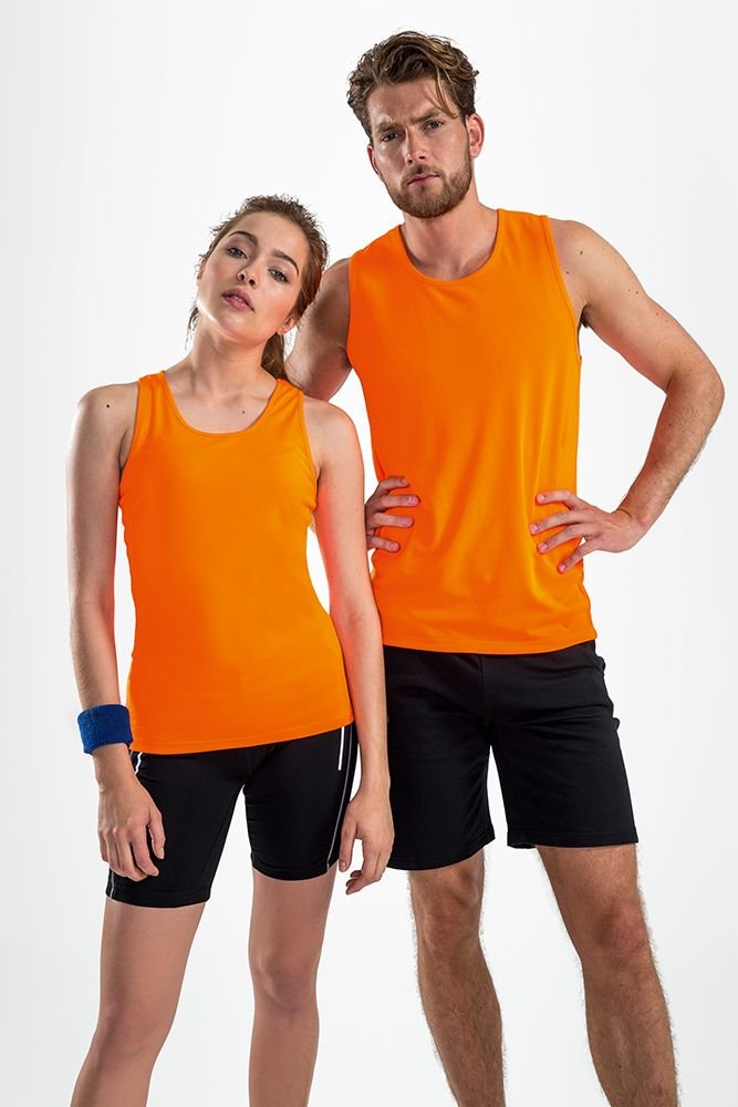 Майка мужская SPORTY TT MEN, оранжевый неон_4