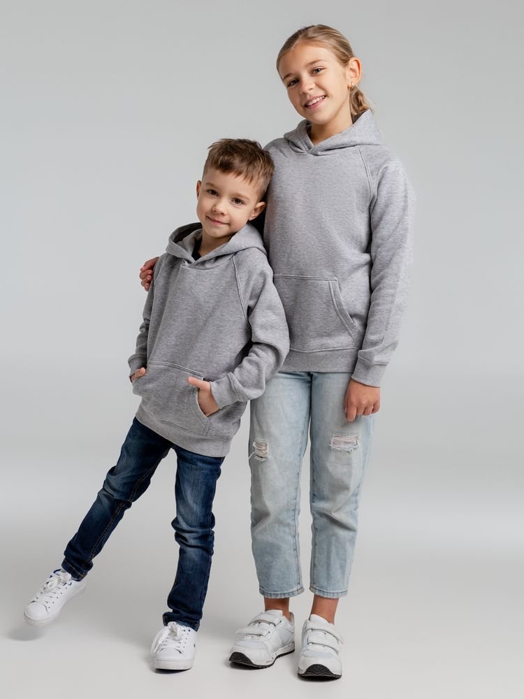 Толстовка детская Stellar Kids, серый меланж_9