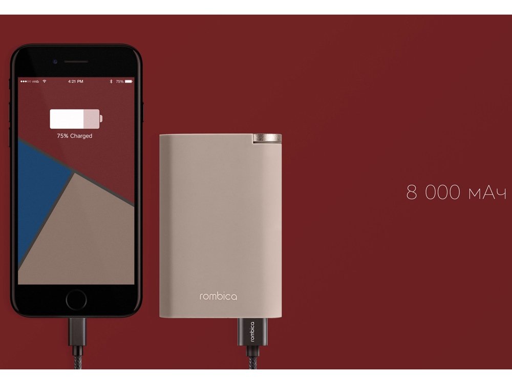 Внешний аккумулятор NEO Alfa Gray, 8000mAh_10