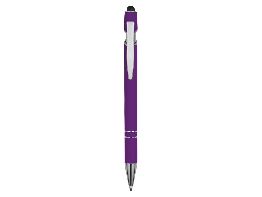 Ручка-стилус металлическая шариковая Sway soft-touch_1