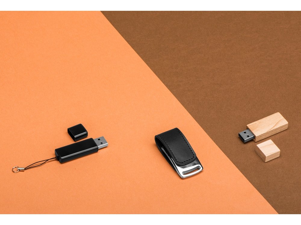USB-флешка на 16 Гб Woody с магнитным колпачком_3
