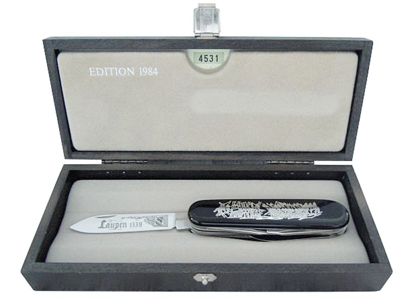 Нож перочинный VICTORINOX Laupen, коллекционный, 91 мм, 13 функций, черный, в подарочной коробке_1