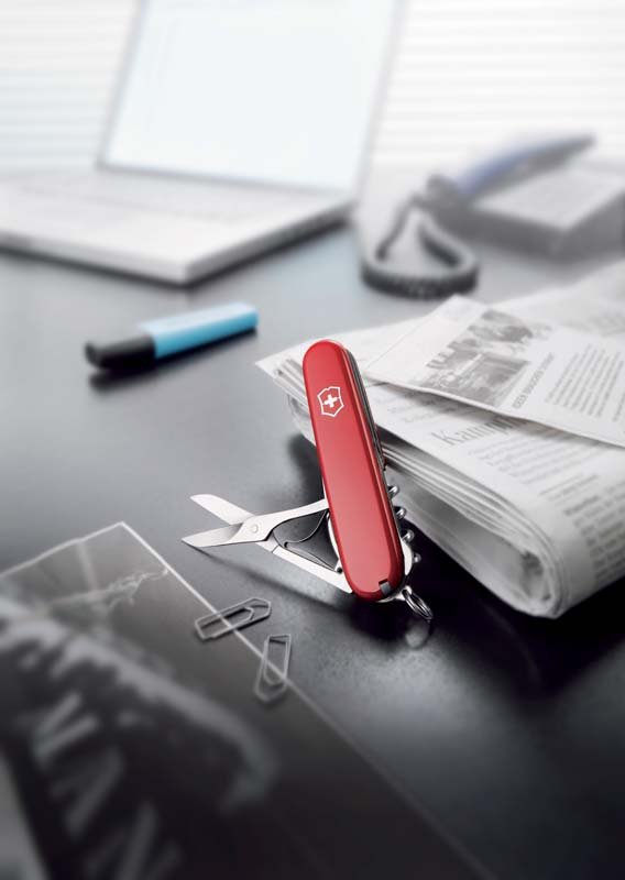 Нож перочинный VICTORINOX Compact, 91 мм, 15 функций, красный_1