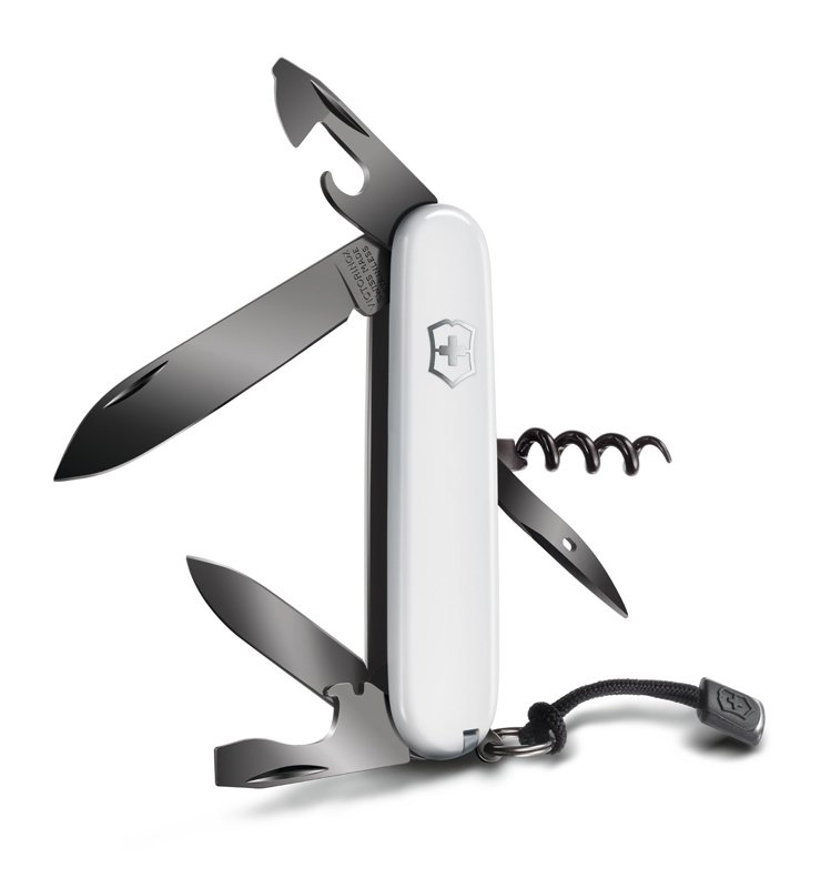 Нож перочинный VICTORINOX Spartan PS, 91 мм, 13 функций, белый, со шнурком в комплекте_1