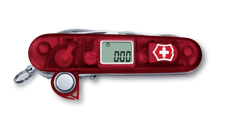 Нож перочинный VICTORINOX Traveller, 91 мм, 27 функций, полупрозрачный красный_1