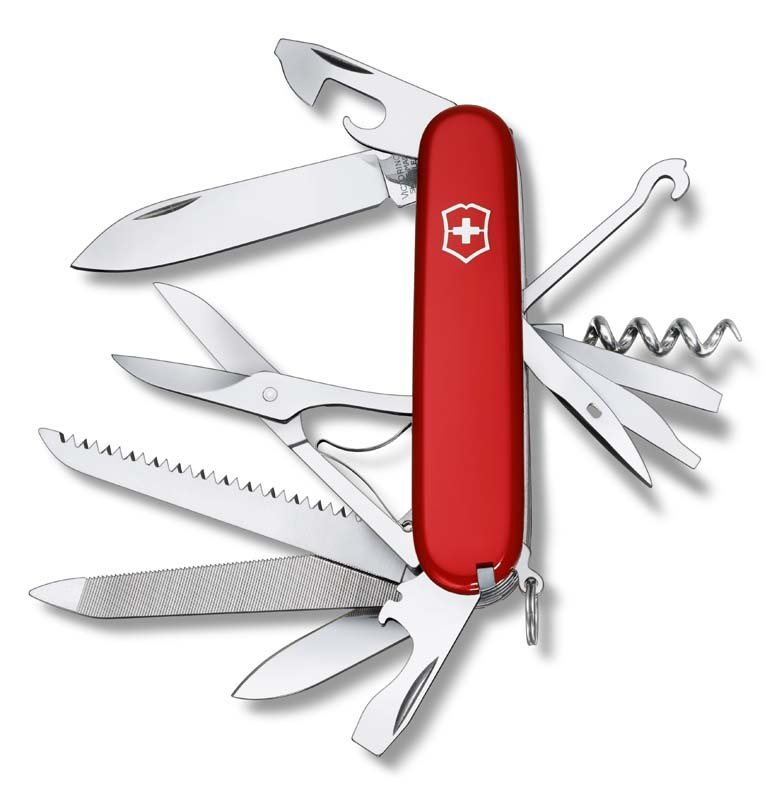 Нож перочинный VICTORINOX Ranger, 91 мм, 21 функция, красный_1