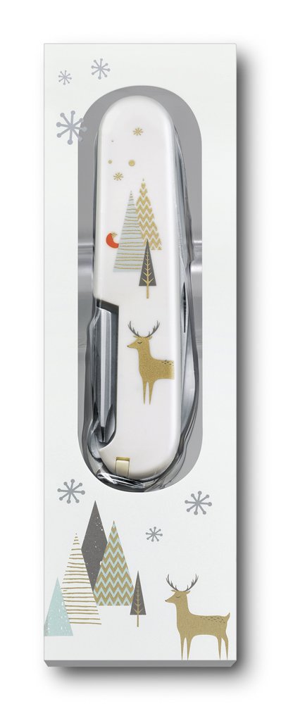 Нож перочинный VICTORINOX Super Tinker Winter Magic SE 2019, 91 мм, 15 функций, красный_9