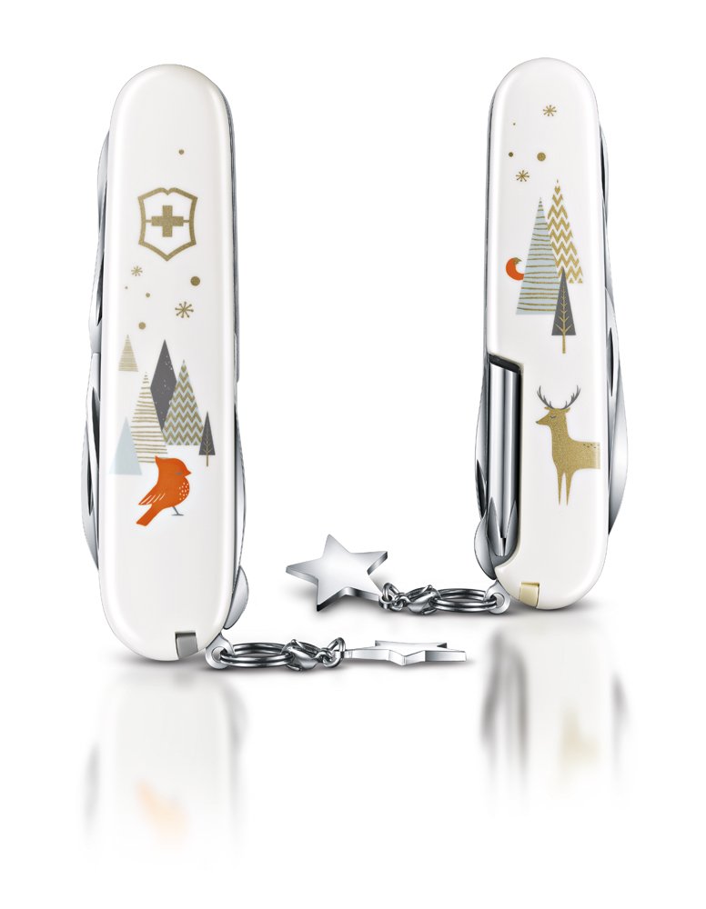 Нож перочинный VICTORINOX Super Tinker Winter Magic SE 2019, 91 мм, 15 функций, красный_4