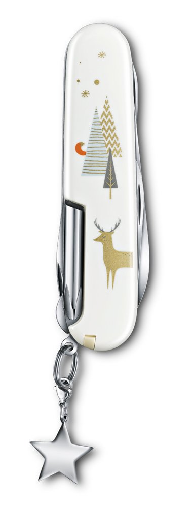 Нож перочинный VICTORINOX Super Tinker Winter Magic SE 2019, 91 мм, 15 функций, красный_5
