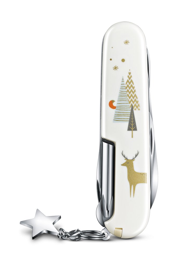 Нож перочинный VICTORINOX Super Tinker Winter Magic SE 2019, 91 мм, 15 функций, красный_7