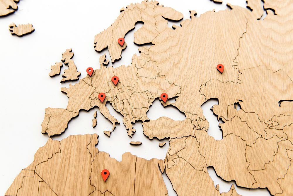 Деревянная карта мира World Map Wall Decoration Exclusive, дуб_2