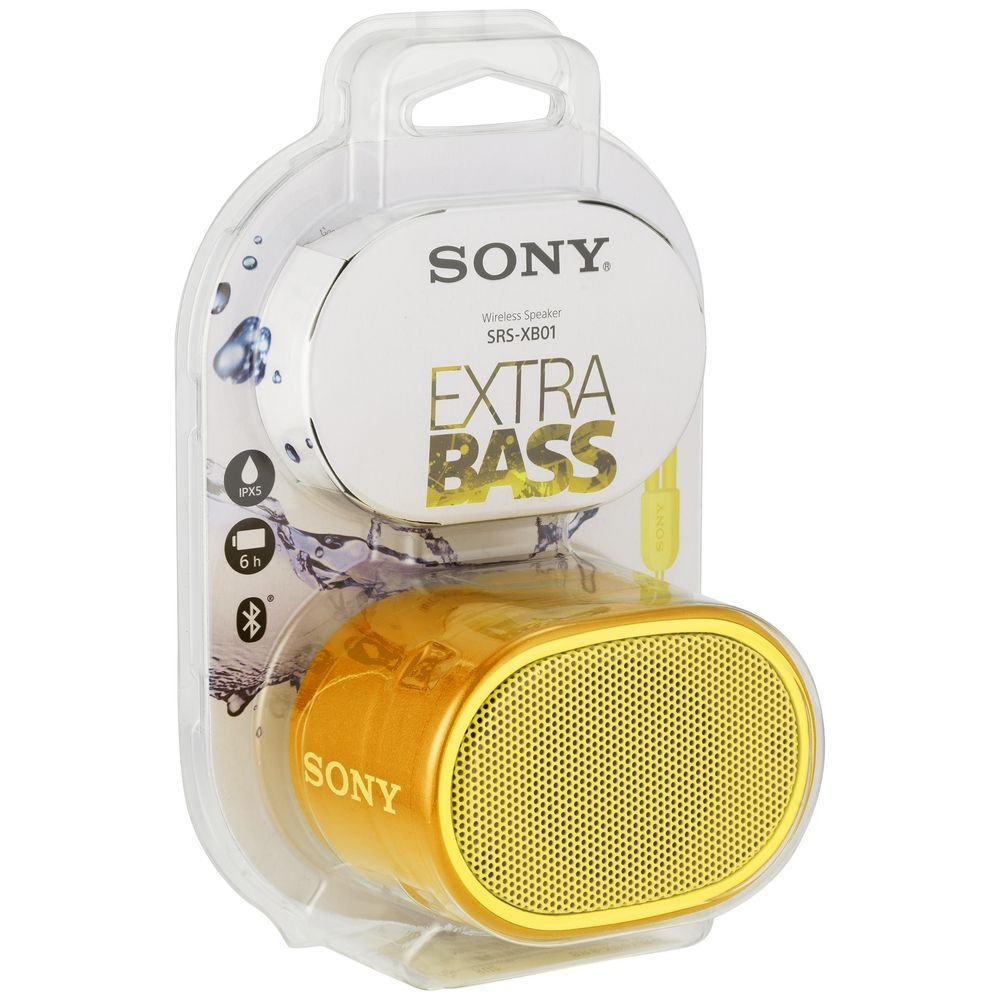 Беспроводная колонка Sony SRS-01, желтая_6
