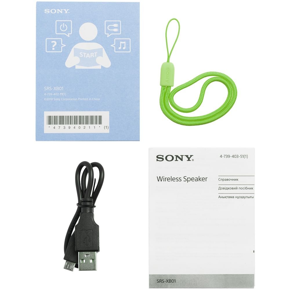 Беспроводная колонка Sony SRS-01, зеленая_5