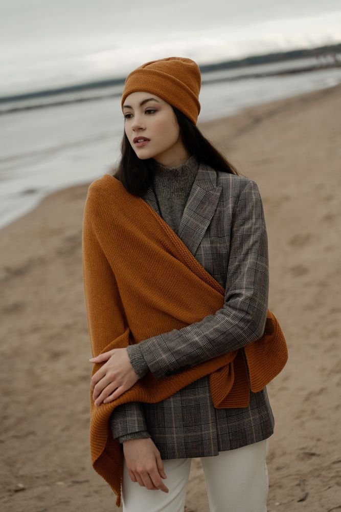 Шапка Greta, горчичная_4