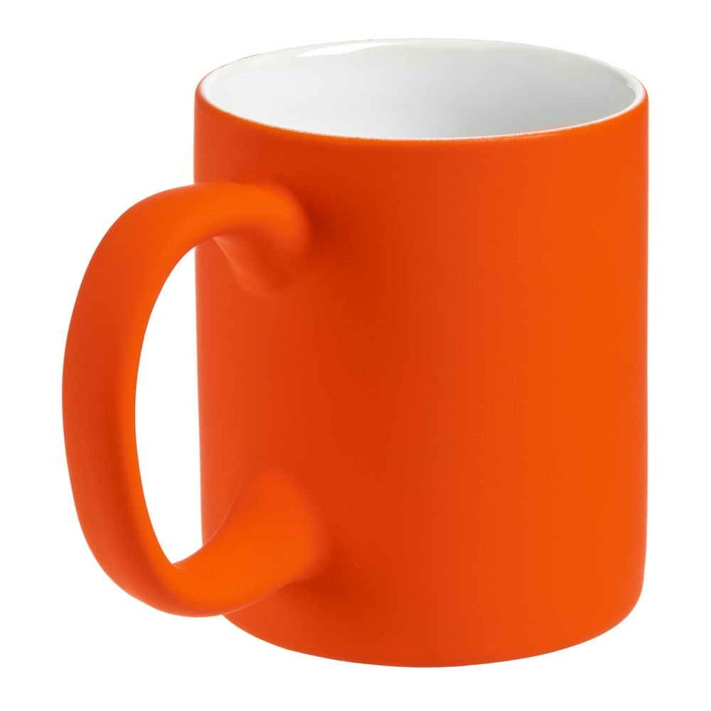 Кружка Sippy c покрытием софт-тач, оранжевая_1