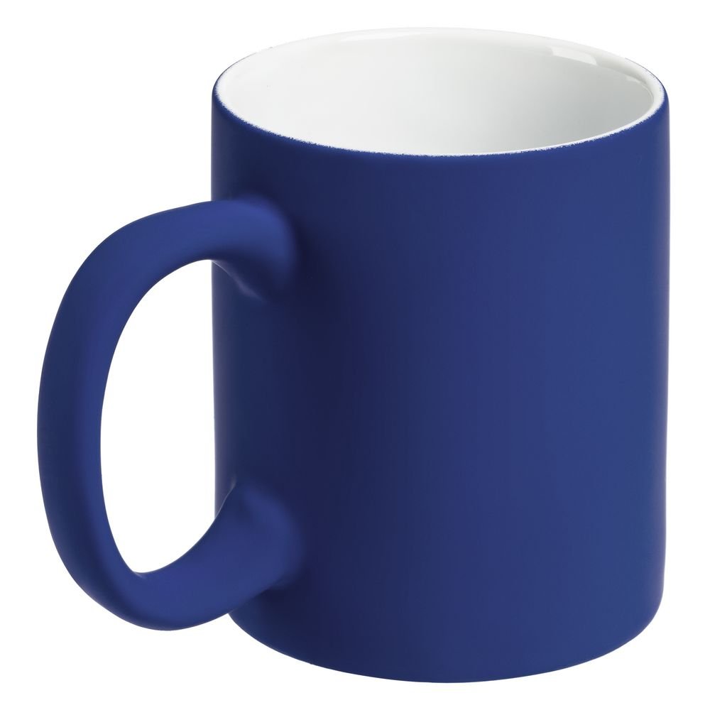 Кружка Sippy c покрытием софт-тач, синяя_1