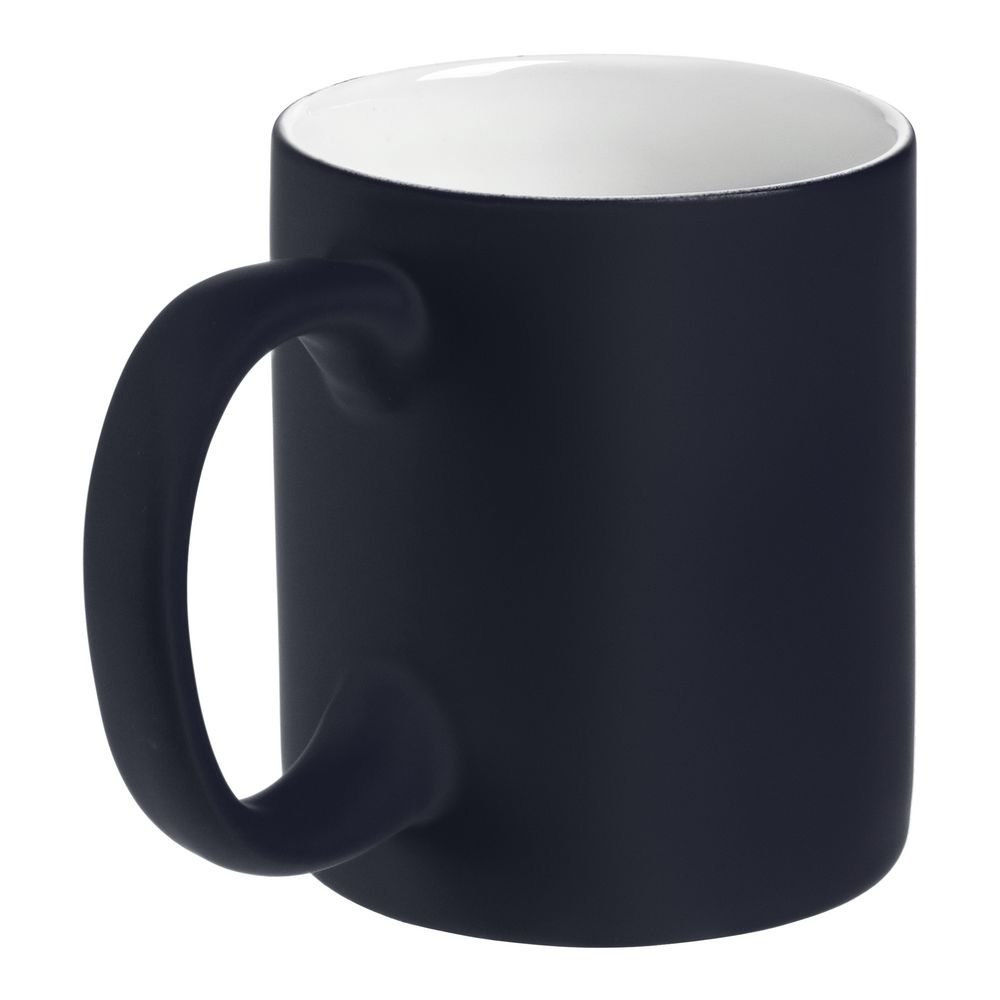 Кружка Sippy c покрытием софт-тач, темно-синяя_1