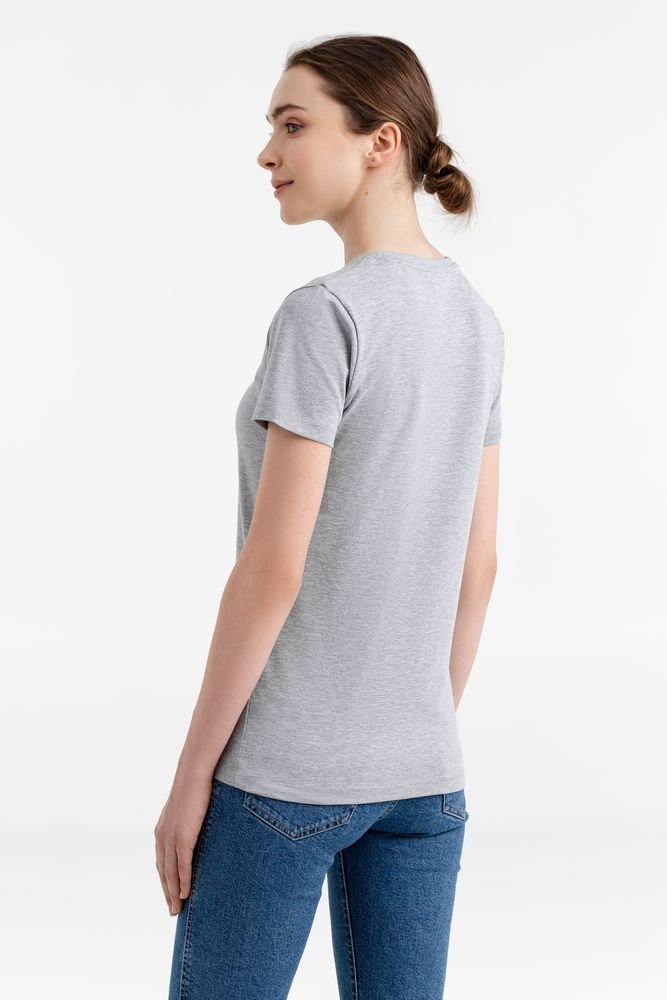 Футболка женская T-bolka Stretch Light Lady, серый меланж_3