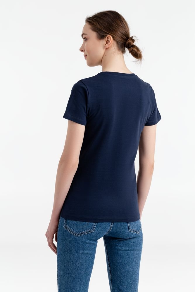 Футболка женская T-bolka Stretch Light Lady, темно-синяя (navy)_3