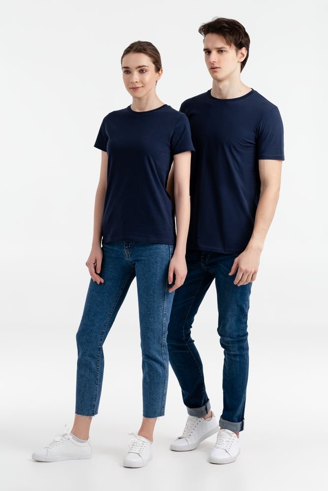 Футболка женская T-bolka Stretch Light Lady, темно-синяя (navy)_5