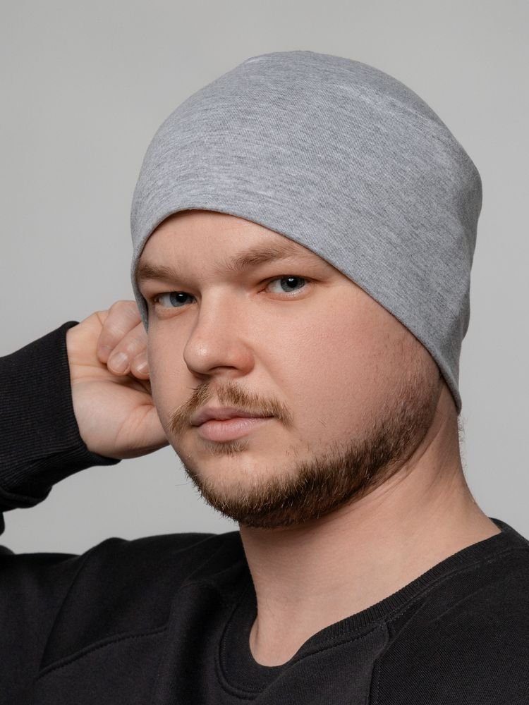 Шапка HeadOn ver.2, серый меланж_8