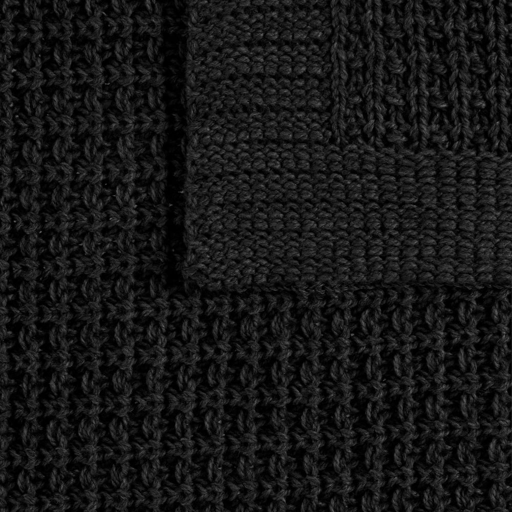 Плед Lattice, черный_2