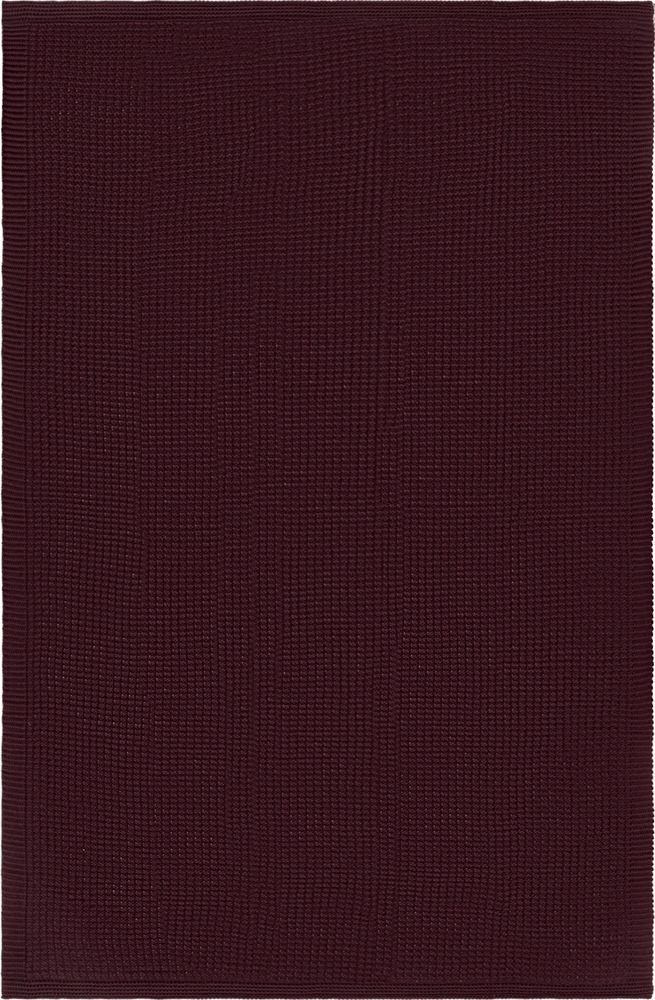 Плед Lattice, бордовый_3