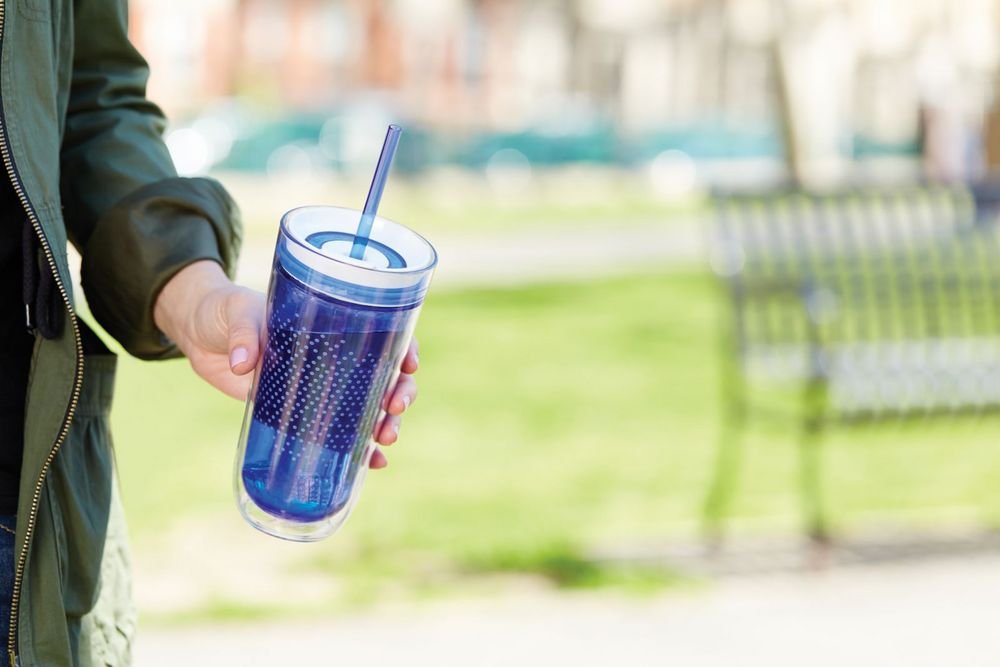 Стакан с двойными стенками Travel, зеленый_4