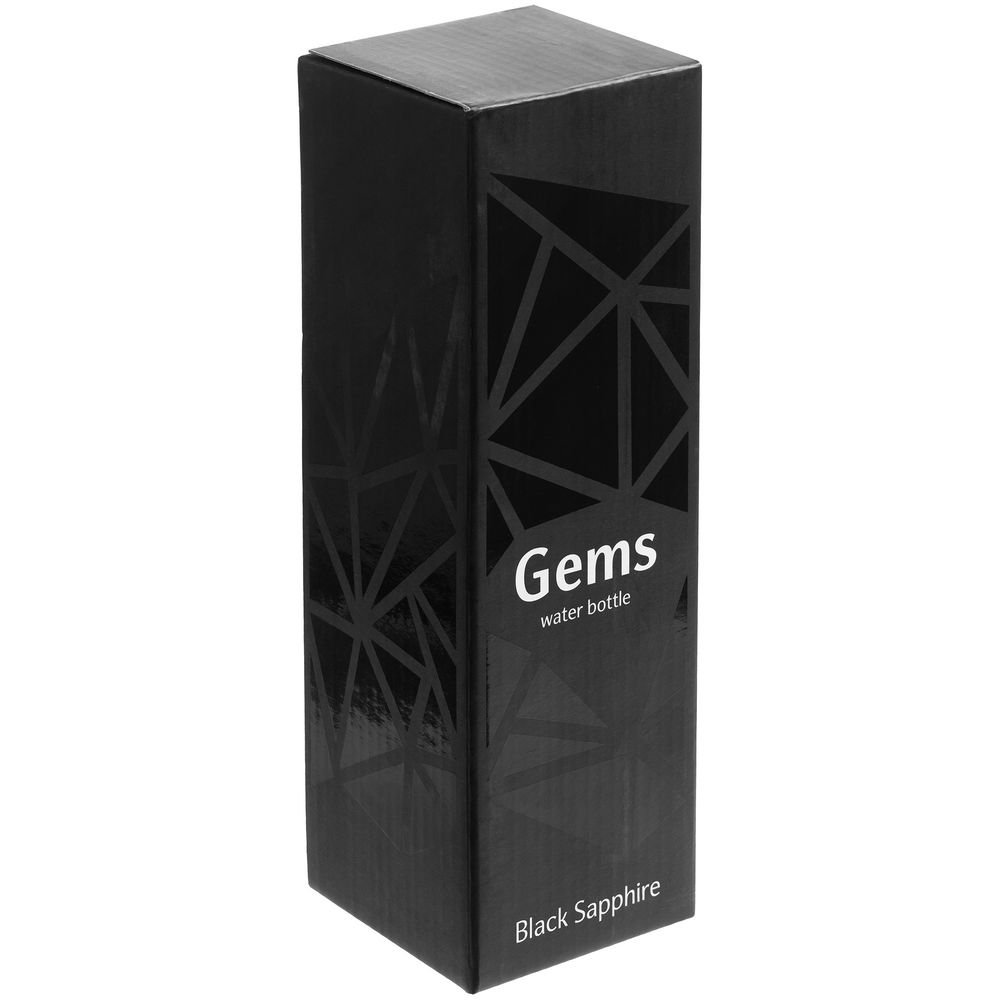 Бутылка для воды Gems Black Morion, черный морион_5