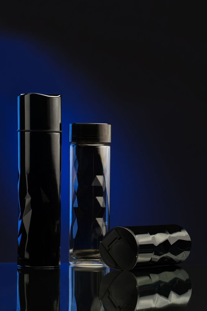 Бутылка для воды Gems Black Morion, черный морион_7