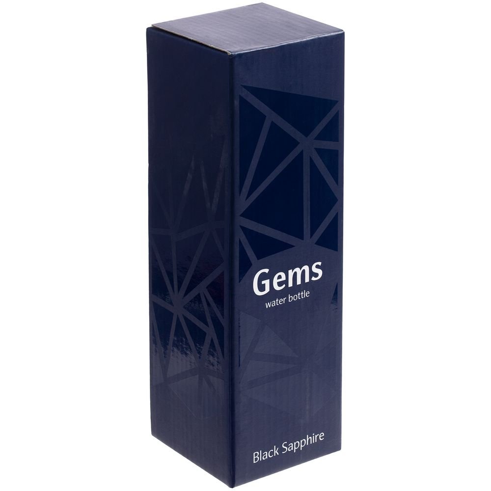 Бутылка для воды Gems Black Sapphire, черный сапфир_5