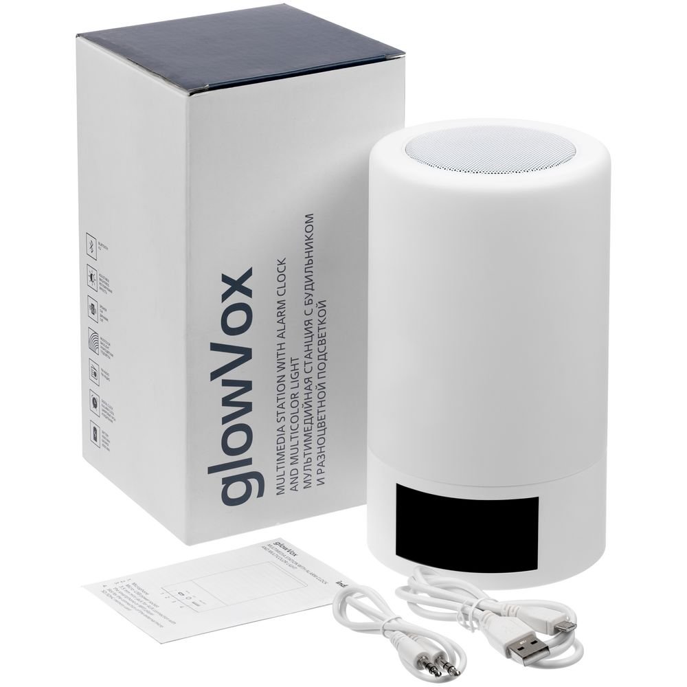 Мультимедийная станция glowVox, белая_10