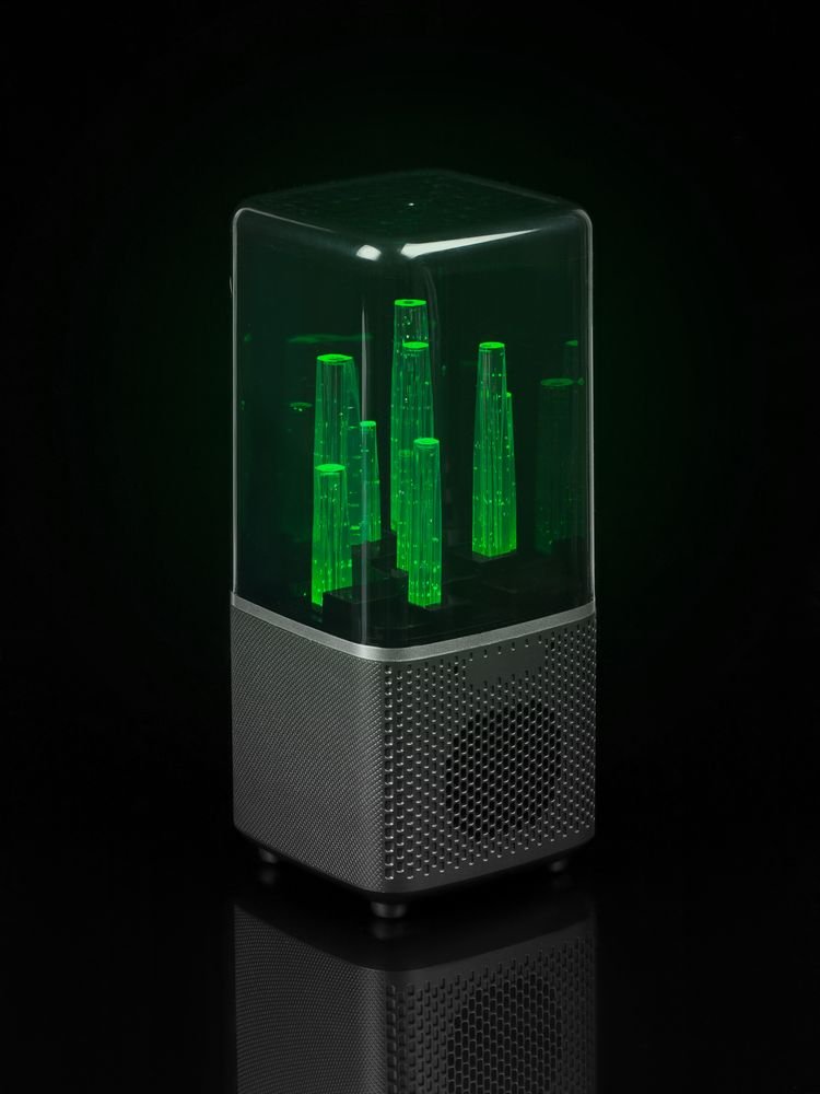 Беспроводная колонка с подсветкой citySound, черная_9