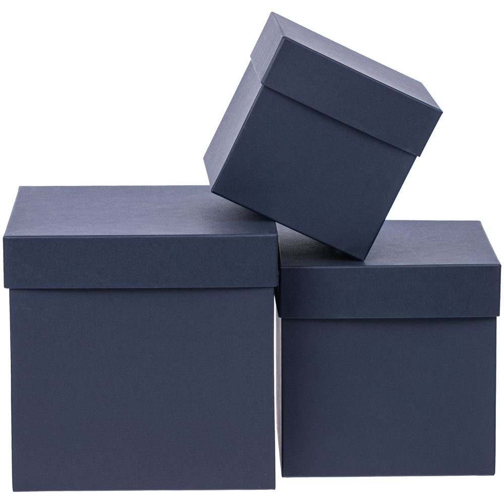 Коробка Cube M, синяя_3