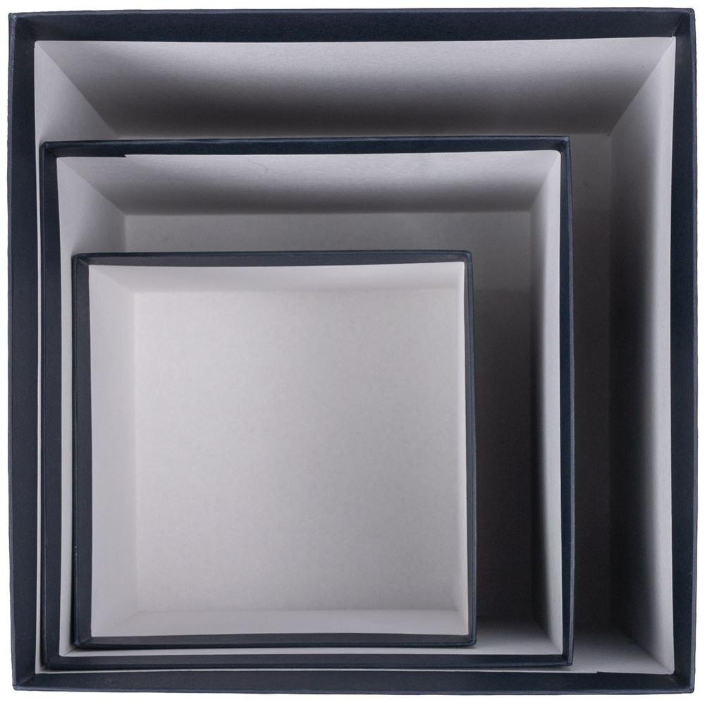 Коробка Cube L, синяя_4
