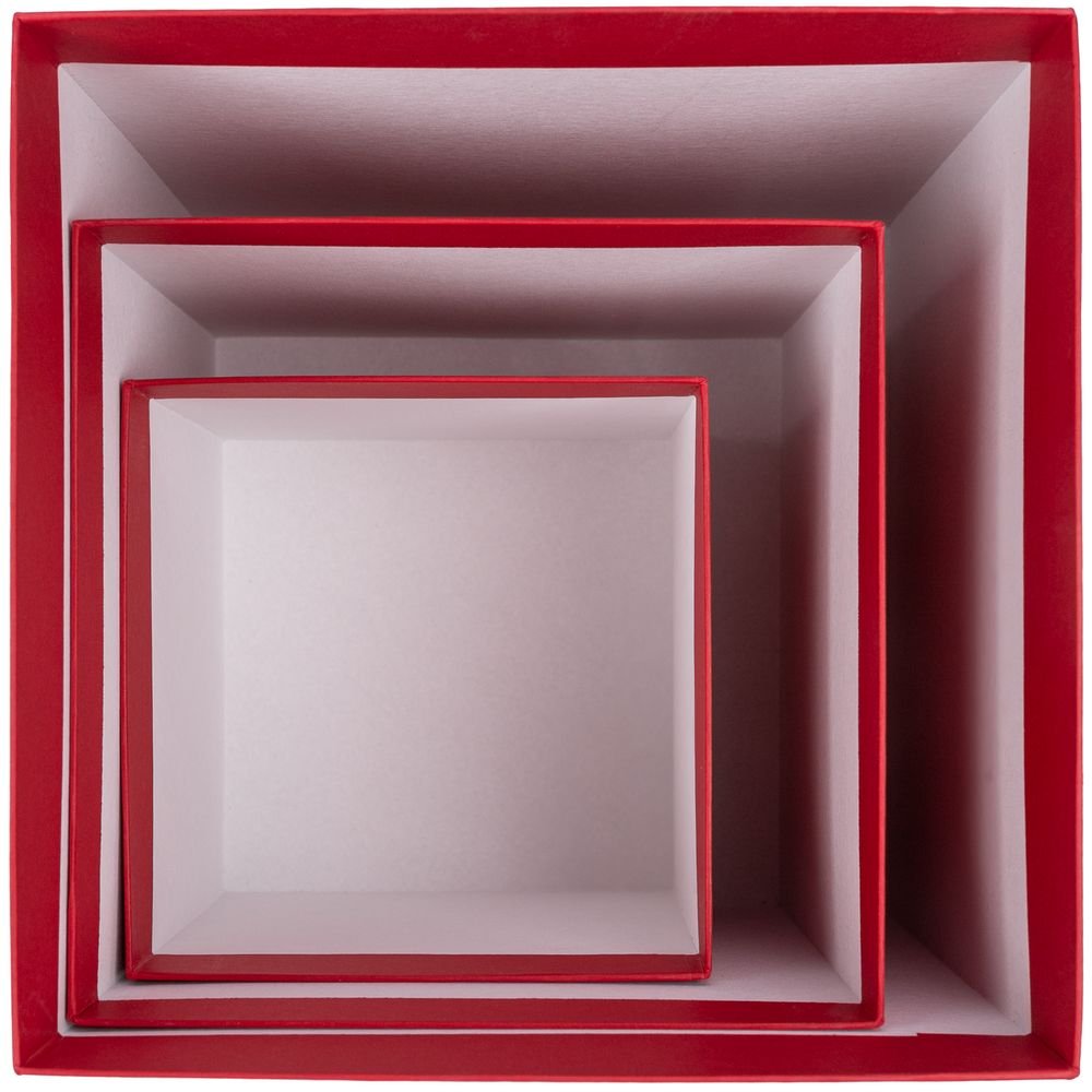 Коробка Cube L, красная_4
