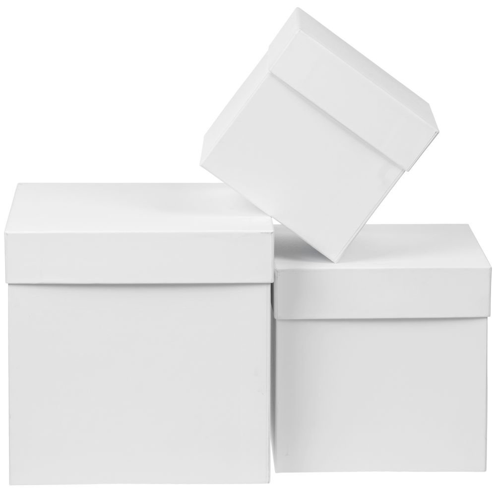 Коробка Cube L, белая_3