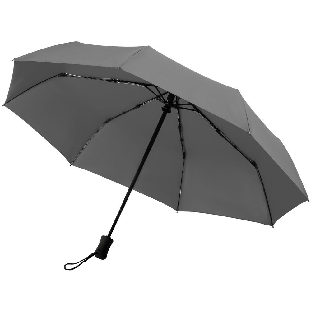 Зонт складной Monsoon, серый_1