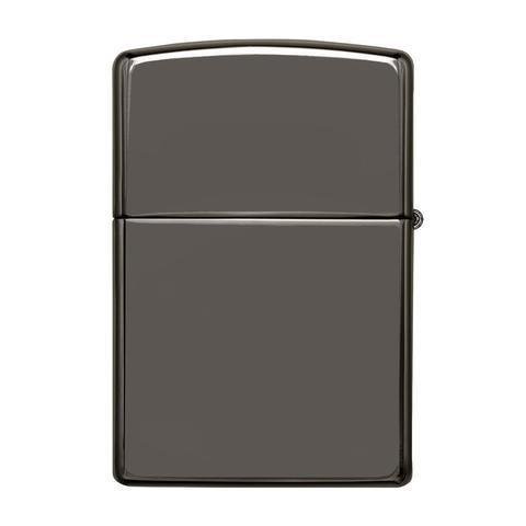 Зажигалка ZIPPO Classic с покрытием Black Ice®, латунь/сталь, чёрная, глянцевая, 36х12х56 мм_1