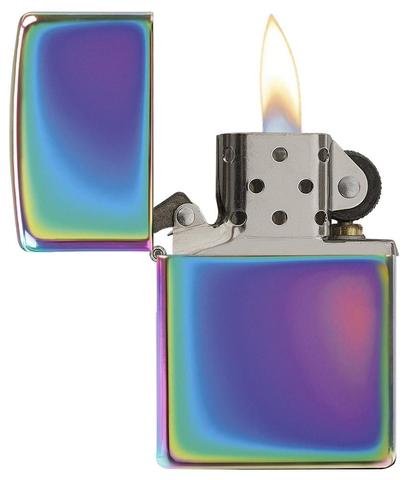 Зажигалка ZIPPO Classic с покрытием Spectrum™, латунь/сталь, разноцветная, глянцевая, 36x12x56 мм_3