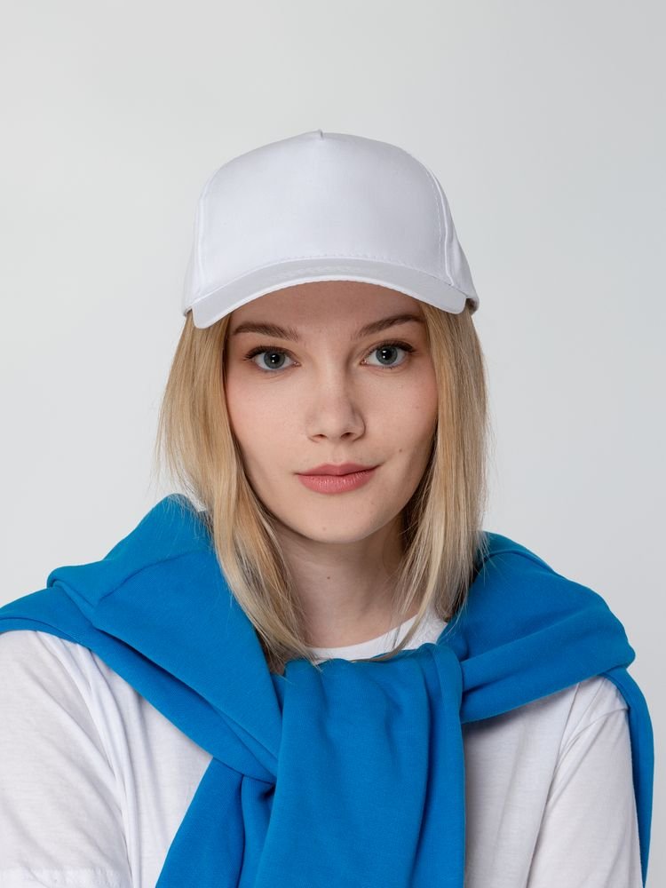 Бейсболка Promo, белая_3
