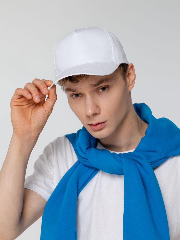 Бейсболка Promo, белая_6