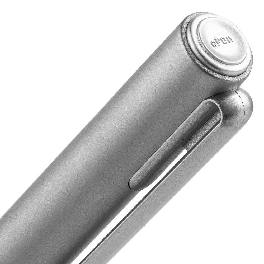 Ручка шариковая Drift Silver, темно-серебристая_3