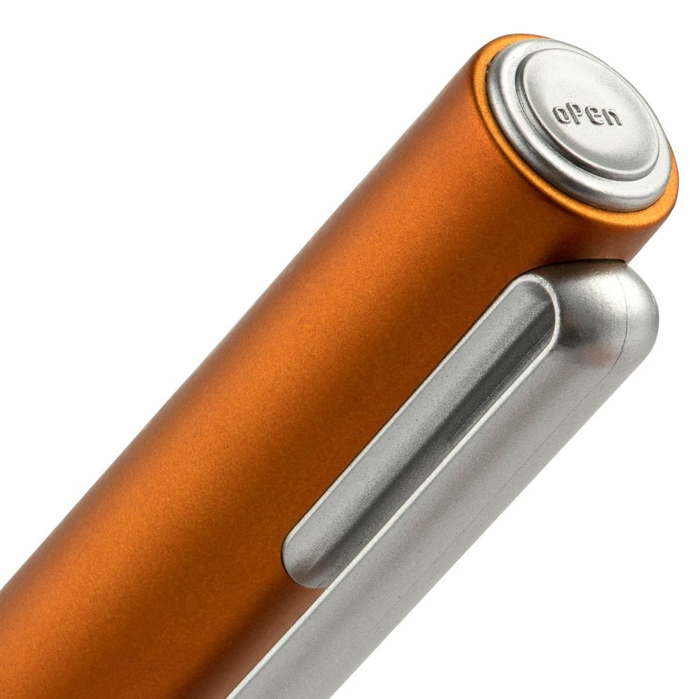 Ручка шариковая Drift Silver, оранжевая_3