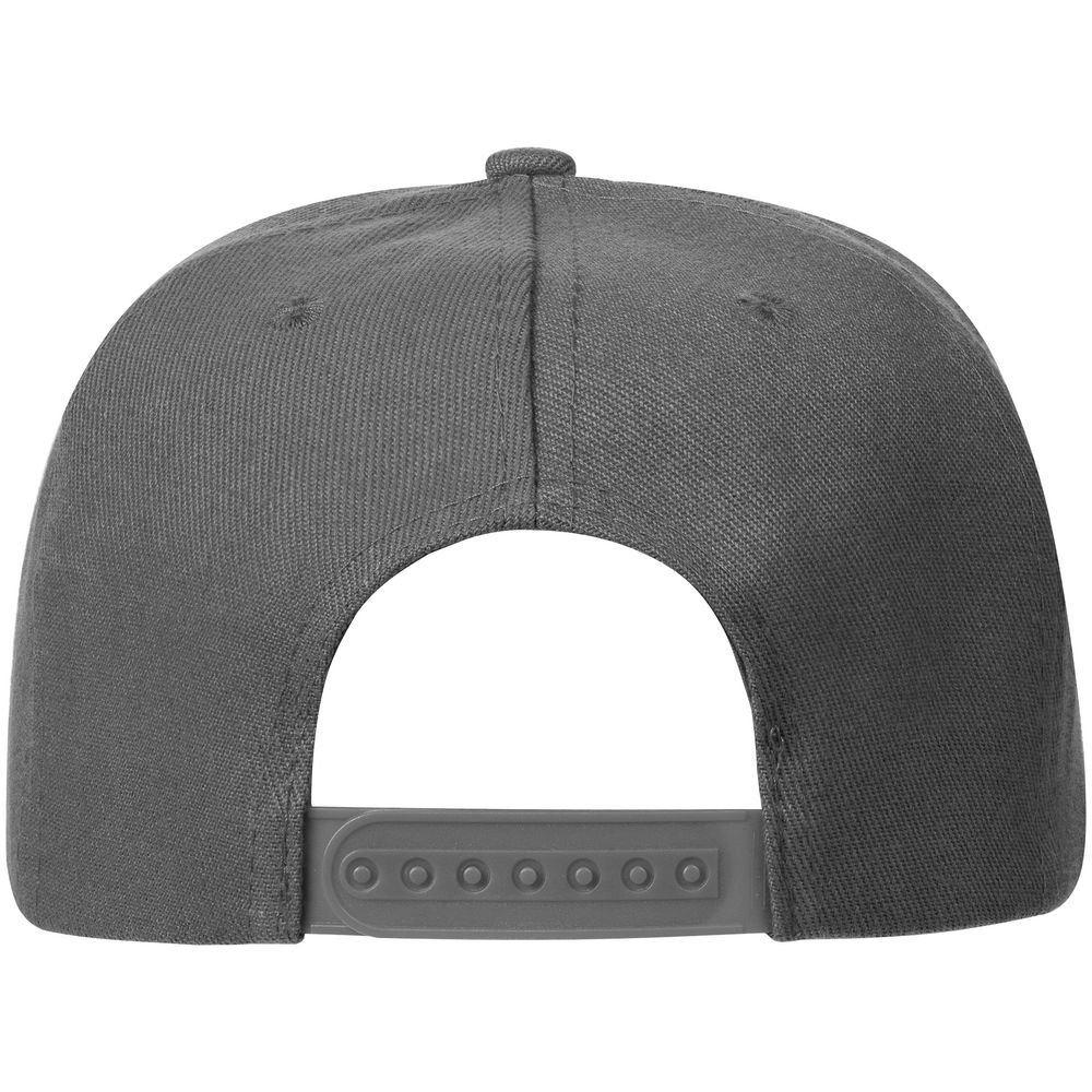 Бейсболка Snapback с прямым козырьком, серая_2